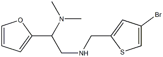 [(4-bromothiophen-2-yl)methyl][2-(dimethylamino)-2-(furan-2-yl)ethyl]amine Struktur