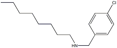 [(4-chlorophenyl)methyl](octyl)amine Struktur