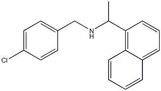 [(4-chlorophenyl)methyl][1-(naphthalen-1-yl)ethyl]amine Struktur