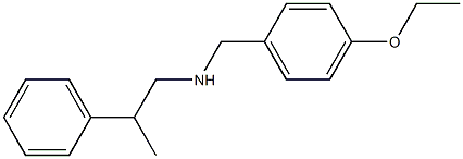 [(4-ethoxyphenyl)methyl](2-phenylpropyl)amine Struktur