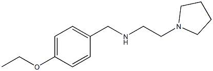 [(4-ethoxyphenyl)methyl][2-(pyrrolidin-1-yl)ethyl]amine Struktur