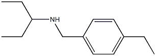 [(4-ethylphenyl)methyl](pentan-3-yl)amine Struktur