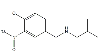 [(4-methoxy-3-nitrophenyl)methyl](2-methylpropyl)amine Struktur