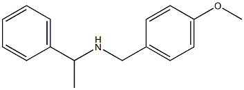 [(4-methoxyphenyl)methyl](1-phenylethyl)amine Struktur