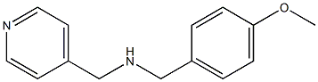 [(4-methoxyphenyl)methyl](pyridin-4-ylmethyl)amine Struktur