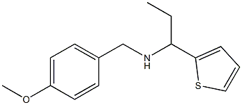 [(4-methoxyphenyl)methyl][1-(thiophen-2-yl)propyl]amine Struktur