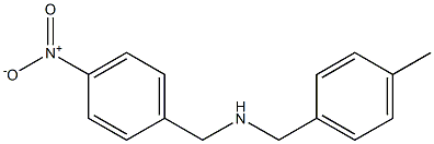 [(4-methylphenyl)methyl][(4-nitrophenyl)methyl]amine Struktur