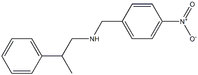 [(4-nitrophenyl)methyl](2-phenylpropyl)amine Struktur