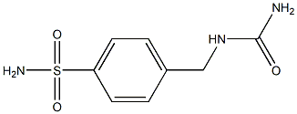 [(4-sulfamoylphenyl)methyl]urea Struktur