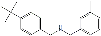 [(4-tert-butylphenyl)methyl][(3-methylphenyl)methyl]amine Struktur