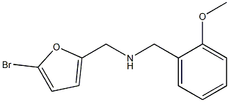 [(5-bromofuran-2-yl)methyl][(2-methoxyphenyl)methyl]amine Struktur