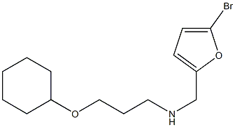 [(5-bromofuran-2-yl)methyl][3-(cyclohexyloxy)propyl]amine Struktur