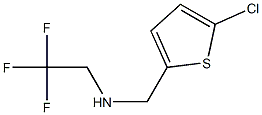 [(5-chlorothiophen-2-yl)methyl](2,2,2-trifluoroethyl)amine Struktur