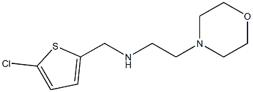 [(5-chlorothiophen-2-yl)methyl][2-(morpholin-4-yl)ethyl]amine Struktur