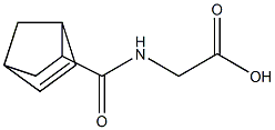 [(bicyclo[2.2.1]hept-5-en-2-ylcarbonyl)amino]acetic acid Struktur