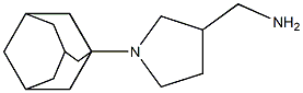 [1-(1-adamantyl)pyrrolidin-3-yl]methylamine Struktur