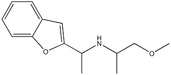 [1-(1-benzofuran-2-yl)ethyl](1-methoxypropan-2-yl)amine Struktur