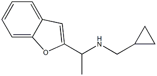 [1-(1-benzofuran-2-yl)ethyl](cyclopropylmethyl)amine Struktur