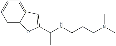 [1-(1-benzofuran-2-yl)ethyl][3-(dimethylamino)propyl]amine Struktur