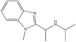 [1-(1-methyl-1H-1,3-benzodiazol-2-yl)ethyl](propan-2-yl)amine Struktur