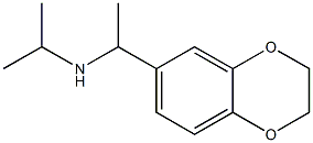 [1-(2,3-dihydro-1,4-benzodioxin-6-yl)ethyl](propan-2-yl)amine Struktur