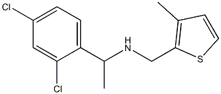 [1-(2,4-dichlorophenyl)ethyl][(3-methylthiophen-2-yl)methyl]amine Struktur