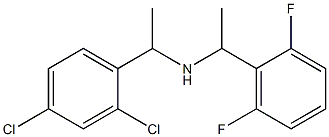 [1-(2,4-dichlorophenyl)ethyl][1-(2,6-difluorophenyl)ethyl]amine Struktur