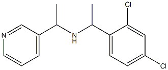 [1-(2,4-dichlorophenyl)ethyl][1-(pyridin-3-yl)ethyl]amine Struktur