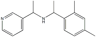 [1-(2,4-dimethylphenyl)ethyl][1-(pyridin-3-yl)ethyl]amine Struktur