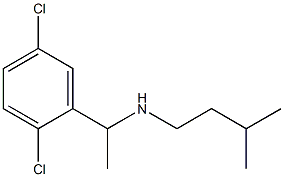 [1-(2,5-dichlorophenyl)ethyl](3-methylbutyl)amine Struktur