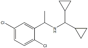 [1-(2,5-dichlorophenyl)ethyl](dicyclopropylmethyl)amine Struktur