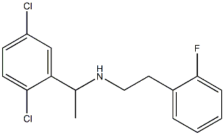 [1-(2,5-dichlorophenyl)ethyl][2-(2-fluorophenyl)ethyl]amine Struktur