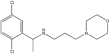 [1-(2,5-dichlorophenyl)ethyl][3-(morpholin-4-yl)propyl]amine Struktur