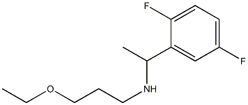 [1-(2,5-difluorophenyl)ethyl](3-ethoxypropyl)amine Struktur