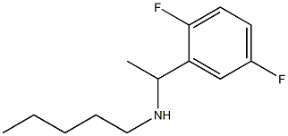 [1-(2,5-difluorophenyl)ethyl](pentyl)amine Struktur