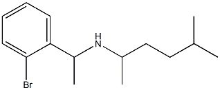 [1-(2-bromophenyl)ethyl](5-methylhexan-2-yl)amine Struktur