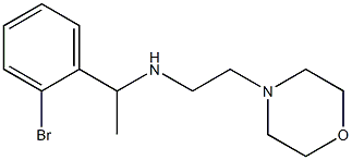 [1-(2-bromophenyl)ethyl][2-(morpholin-4-yl)ethyl]amine Struktur