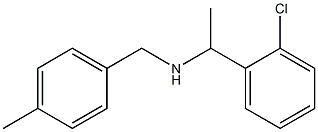 [1-(2-chlorophenyl)ethyl][(4-methylphenyl)methyl]amine Struktur