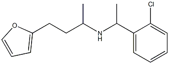 [1-(2-chlorophenyl)ethyl][4-(furan-2-yl)butan-2-yl]amine Struktur