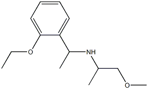 [1-(2-ethoxyphenyl)ethyl](1-methoxypropan-2-yl)amine Struktur