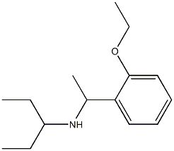 [1-(2-ethoxyphenyl)ethyl](pentan-3-yl)amine Struktur