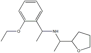 [1-(2-ethoxyphenyl)ethyl][1-(oxolan-2-yl)ethyl]amine Struktur