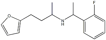 [1-(2-fluorophenyl)ethyl][4-(furan-2-yl)butan-2-yl]amine Struktur