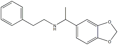 [1-(2H-1,3-benzodioxol-5-yl)ethyl](2-phenylethyl)amine Struktur