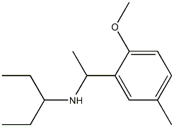 [1-(2-methoxy-5-methylphenyl)ethyl](pentan-3-yl)amine Struktur