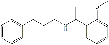 [1-(2-methoxyphenyl)ethyl](3-phenylpropyl)amine Struktur