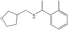 [1-(2-methylphenyl)ethyl](oxolan-3-ylmethyl)amine Struktur