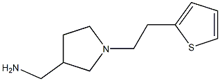 [1-(2-thien-2-ylethyl)pyrrolidin-3-yl]methylamine Struktur