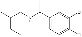 [1-(3,4-dichlorophenyl)ethyl](2-methylbutyl)amine Struktur