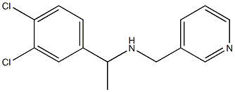 [1-(3,4-dichlorophenyl)ethyl](pyridin-3-ylmethyl)amine Struktur